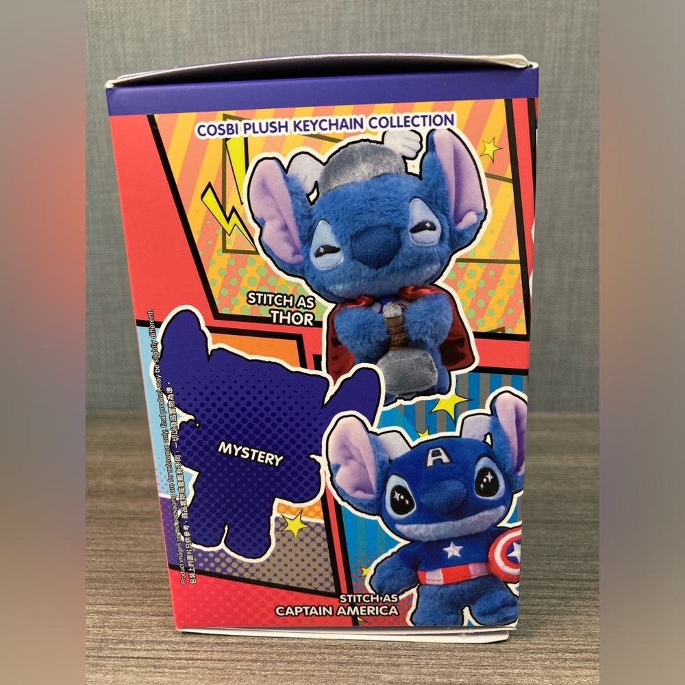 Disney Marvel Stitch Plush Keychain Blind Box- Confirmed Ironman - Picture 12 of 15